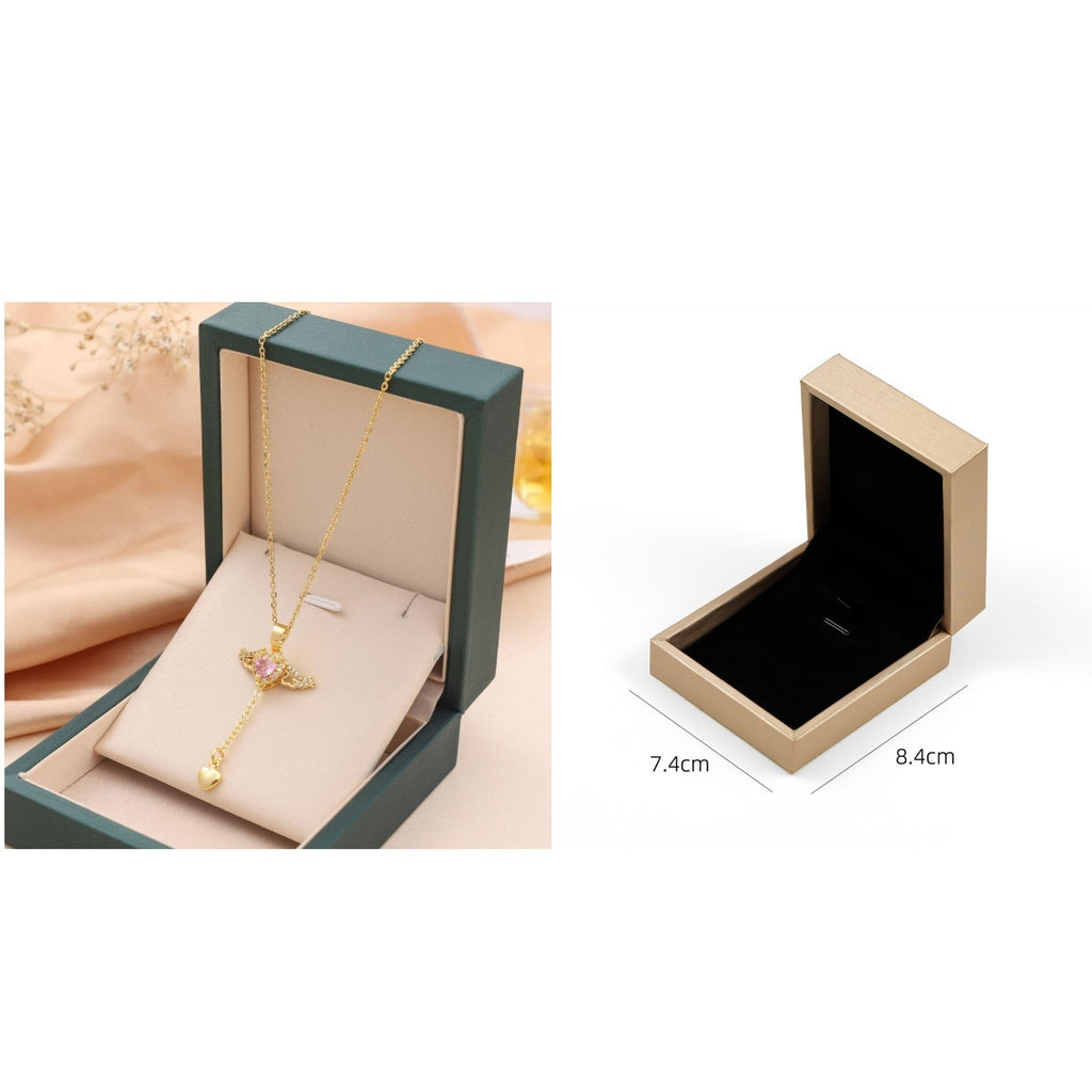 𝐂𝐮𝐩𝐢𝐝 𝐇𝐞𝐚𝐫𝐭 & 𝐀𝐧𝐠𝐞𝐥 𝐖𝐢𝐧𝐠𝐬 𝐓𝐚𝐬𝐬𝐞𝐥 𝐍𝐞𝐜𝐤𝐥𝐚𝐜𝐞 – 𝐂𝐫𝐲𝐬𝐭𝐚𝐥 𝐂𝐥𝐚𝐯𝐢𝐜𝐥𝐞 𝐂𝐡𝐚𝐢𝐧 𝐟𝐨𝐫 𝐖𝐨𝐦𝐞𝐧
