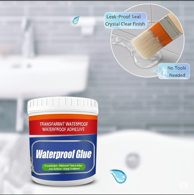 𝐔𝐥𝐭𝐫𝐚𝐒𝐞𝐚𝐥™ 𝐂𝐫𝐚𝐜𝐤 𝐒𝐞𝐚𝐥 𝐆𝐥𝐮𝐞 – 𝟑𝟎𝟎𝐠𝐦 𝐓𝐫𝐚𝐧𝐬𝐩𝐚𝐫𝐞𝐧𝐭 𝐖𝐚𝐭𝐞𝐫𝐩𝐫𝐨𝐨𝐟 𝐀𝐝𝐡𝐞𝐬𝐢𝐯𝐞 𝐰𝐢𝐭𝐡 𝐁𝐮𝐢𝐥𝐭-𝐢𝐧 𝐁𝐫𝐮𝐬𝐡 𝐟𝐨𝐫 𝐇𝐨𝐦𝐞 𝐑𝐞𝐩𝐚𝐢𝐫𝐬